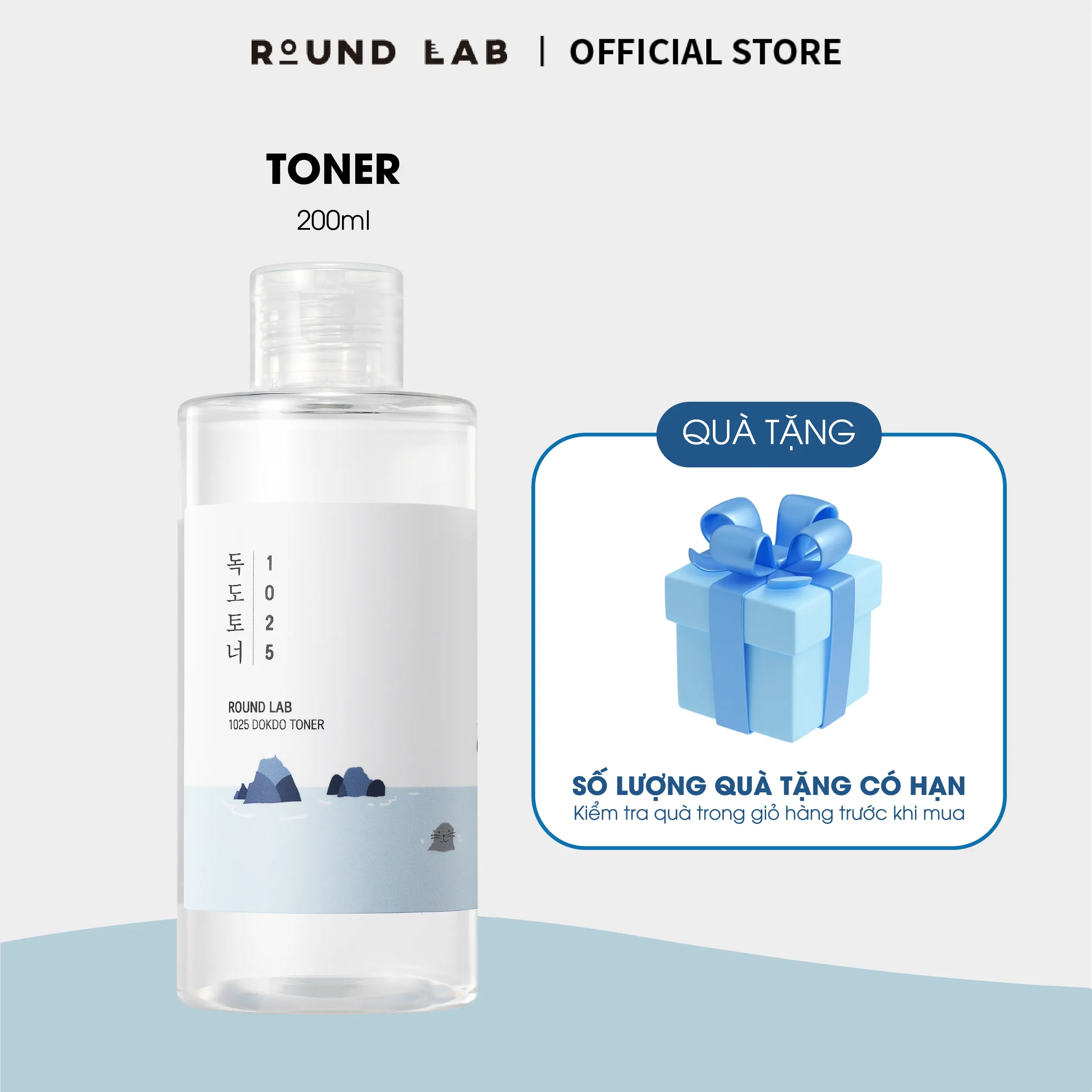 Nước hoa hồng Round Lab 1025 Dokdo Toner cân bằng da