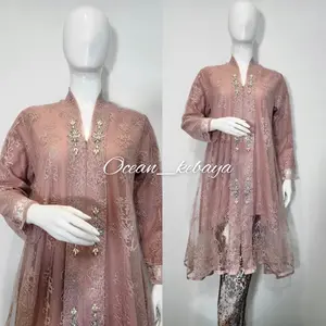 kebaya Modren Kartini berpayet motif etnik lucya