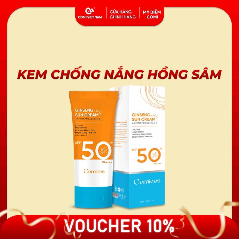 KEM CHỐNG NẮNG 6 MÀNG LỌC hỗ trợ bảo vệ da, dưỡng da ,nâng tông nhẹ