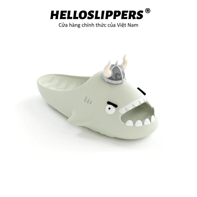 HelloSlippers Sharkicks Pro - Viking, dép đi trong nhà, dép cá mập, Siêu Mềm, Chất Liệu EVA Thân Thiện Với Môi Trường, Giày Đám Mây Cho Nam Và Nữ, Trong Nhà Và Ngoài Trời