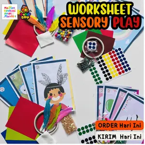 Activity Worksheet Texture Sensory Play Mainan Sensory Anak