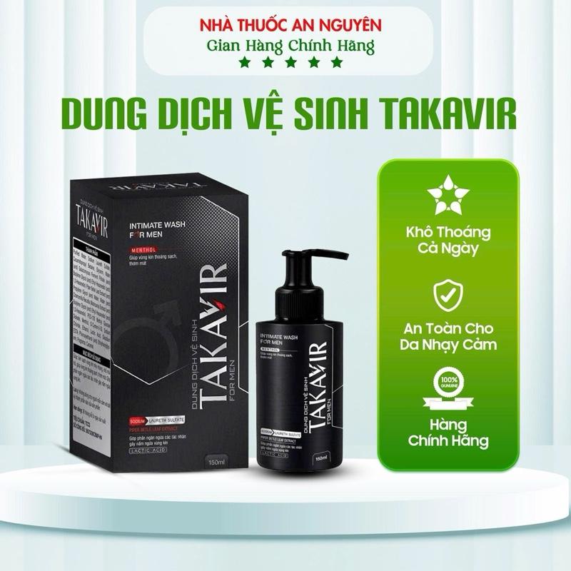 A2_Dung Dịch Vệ Sinh TAKAVIR FOR MEN (150ml)