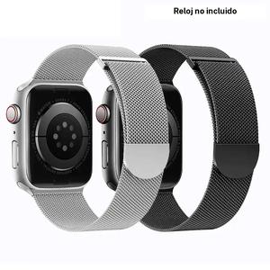 Correa Milanese Loop (Solo Correa), Correa de Acero Inoxidable para Apple Watch Series 5 6 SE 7 8 9 10 Ultra 2 49mm, Accesorios para Reloj Inteligente, Wearable