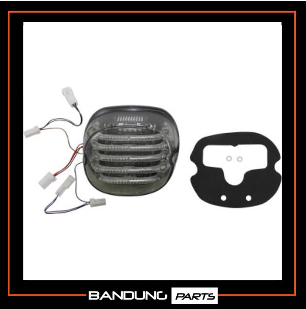 Gambar CUSTOM DYNAMICS #2010-1417 ProBEAM Integrated Low Profile LED Taillights + Turn Signals Top Window - Smoke Lens dari BANDUNGPARTS Kota Bandung Tokopedia