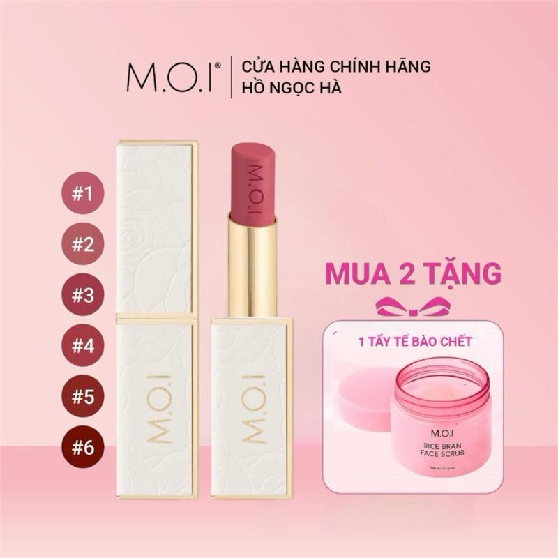[Chính hãng] Son thỏi cao cấp M.O.I Holiday 2.7g Nữ Mỹ Phẩm Cosmetic Trang Điểm Women Son Môi Son Kem sonthỏilì lâutrôi juicy  last