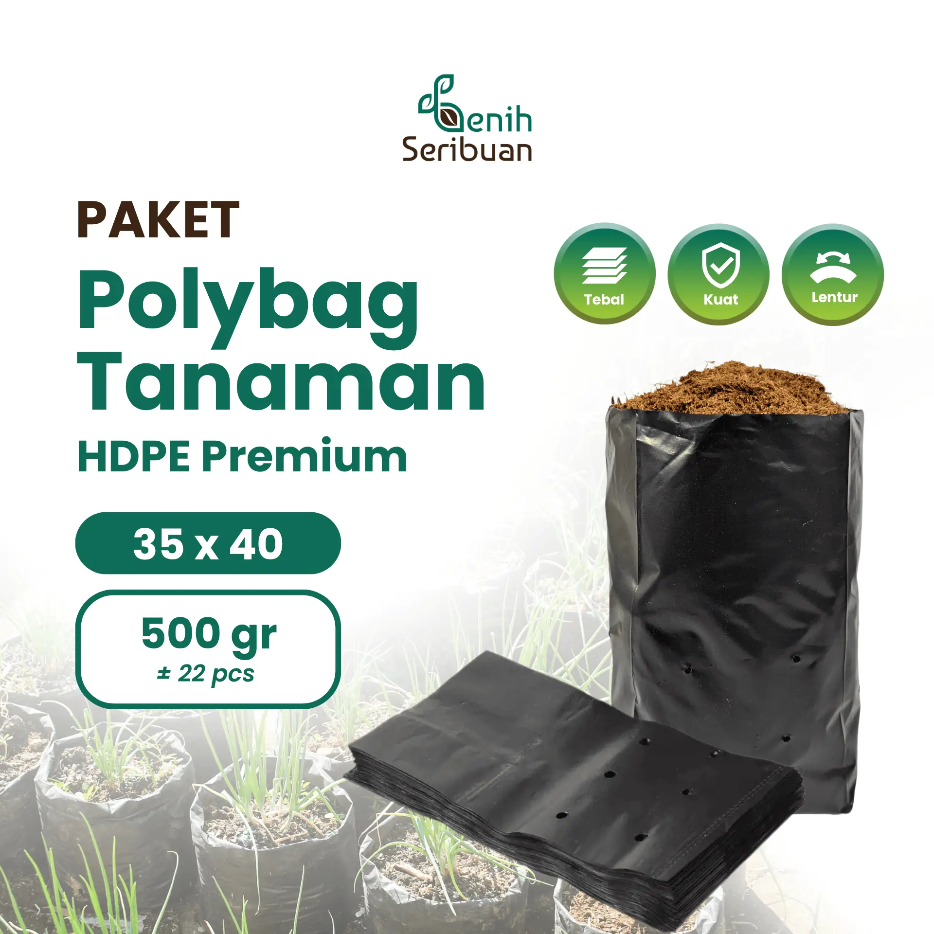 500GR - 30 x 35 ± 26pcs.