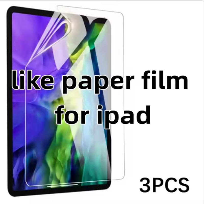 Paper Feel Like Screen Protector For ipad Pro11 M4 Air6 7 8 11 A16 ipad10 12th Generation 10.9 Air4 5 M2 Air3 10.5 M1 No Glass