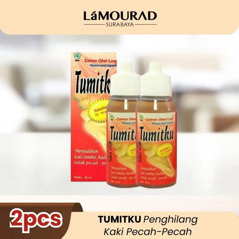 TUMITKU 30ml Obat Kaki Pecah-Pecah Kapalan Kering ORIGINAL BPOM 100% 2