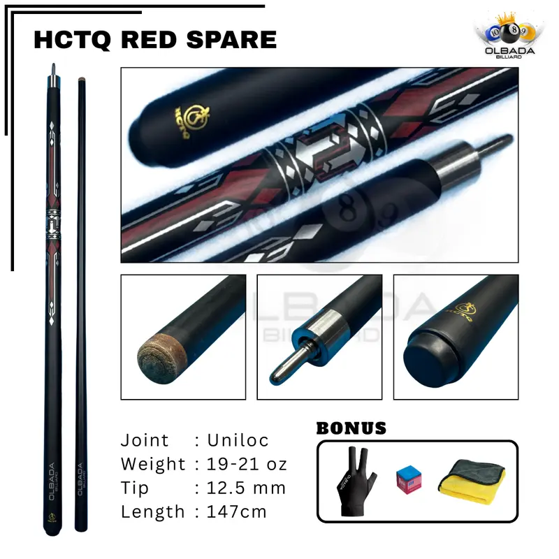 HCTQ Carbon Stik Billiard / Stick Billiard / Ball Sports / Stik Karbon 2
