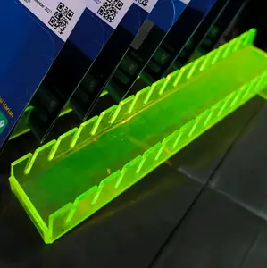 Akrilik Kartu ukurnXL 3gb Holder Hijau dengan Penyusun Praktis untuk Tempat Dudukan Cocok untuk Menyimpan