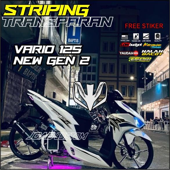 Product Introduction of STRIPING VARIO 125 NEW GEN 2 STIKER VARIO 125 NEW GEN 2 VARIAN WARNA BAHAN MAXDECAL TERBARU Motorcycle striping  vario 1