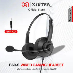 XIBTER B60SY  wireless voice  headphone cell phone computer laptop customer service riding voice business office game headset 3.5mm