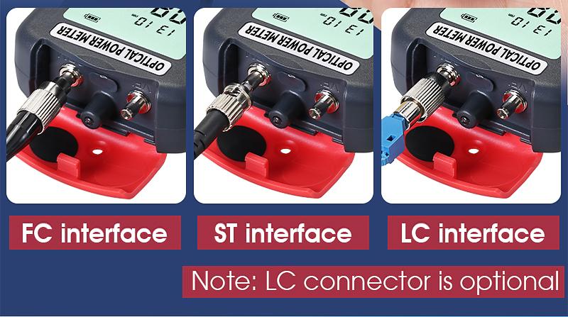 Product Introduction of Máy đo công suất sợi cầm tay mini, COMPTYCO, Máy đo công suất quang, với chức năng exfo và 650nm VFL 4