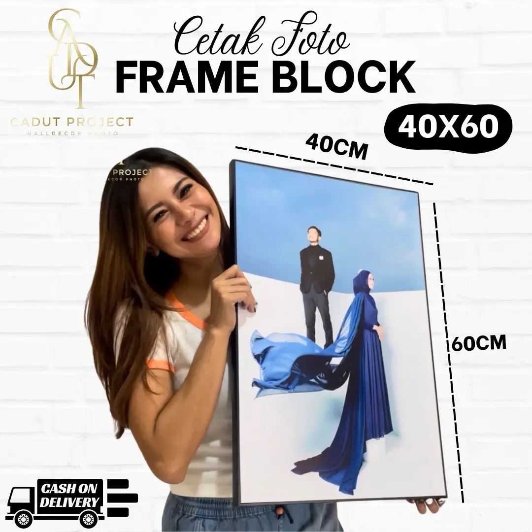[ Bisa Cod ] Frame Block 40x60 Custom Foto Cetak Foto Glossy Foto Walldecor Foto Bingkai Foto Dekorasi Rumah cetak  foto bingkai foto aesthetic bing kai