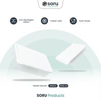 Gambar SORU - Kontainer Makanan Kulkas Kedap Udara Penyimpanan Serbaguna - Food Storage Organizer Container - 650 ml dari Soru Indonesia Kota Bandung 1 Tokopedia