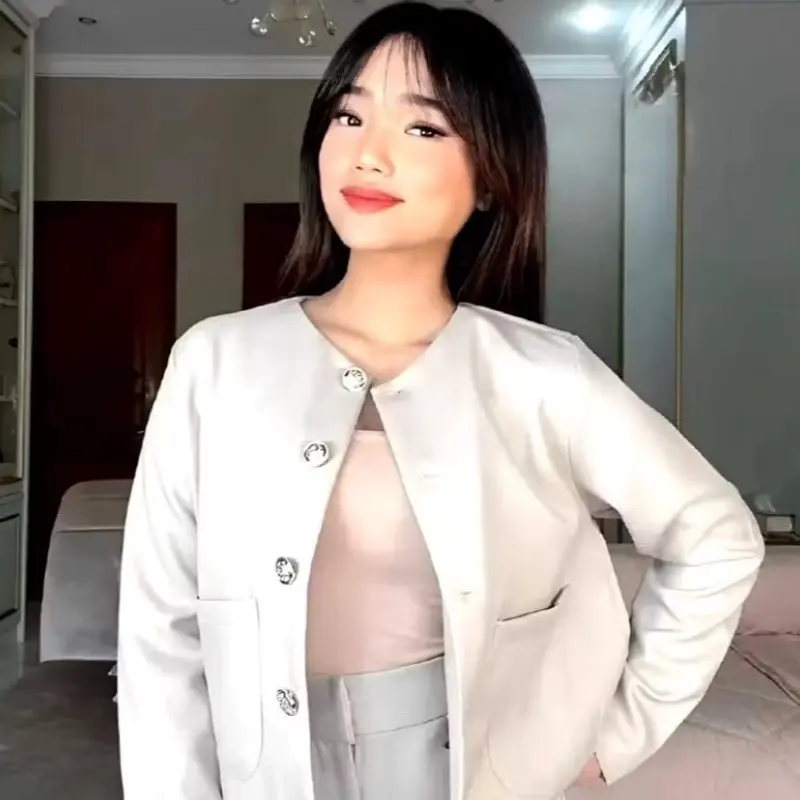 Fuji blazer outer wanita lengan panjang 2