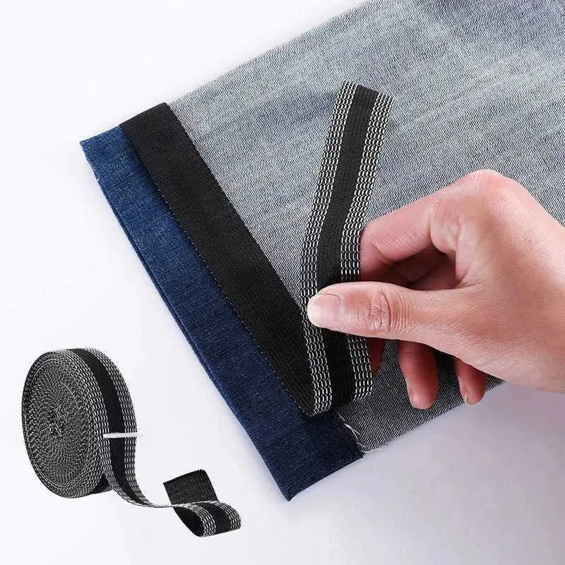 ZO39 LEM JEANS 1M PEMENDEK CELANA JEANS TANPA JAHIT UKURAN 100CM PANT EDGE SHORTEN SELF ADHESIVE PEREKAT CELANA JEANS INSTANT 3