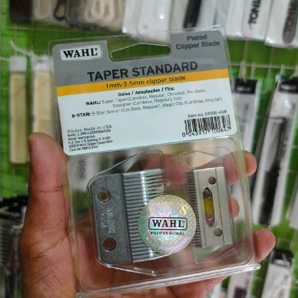 Pisau mesin cukur blade wahl original super taper ketam gigi mesin cukur