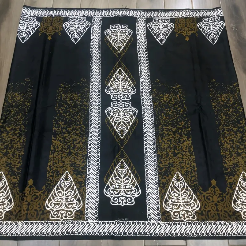 Sarung Batik Gradasi Bunglon Keren Bahan Halus Katun Prima Muslim Motif Nyaman Dewasa Motif Nyaman Pria Santri Pekalongan Pekalongan Hitam 5
