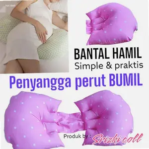 Bantal hamil NYAMAN & praktis bantal penyangga perut ibu hamil simple | Hot Item