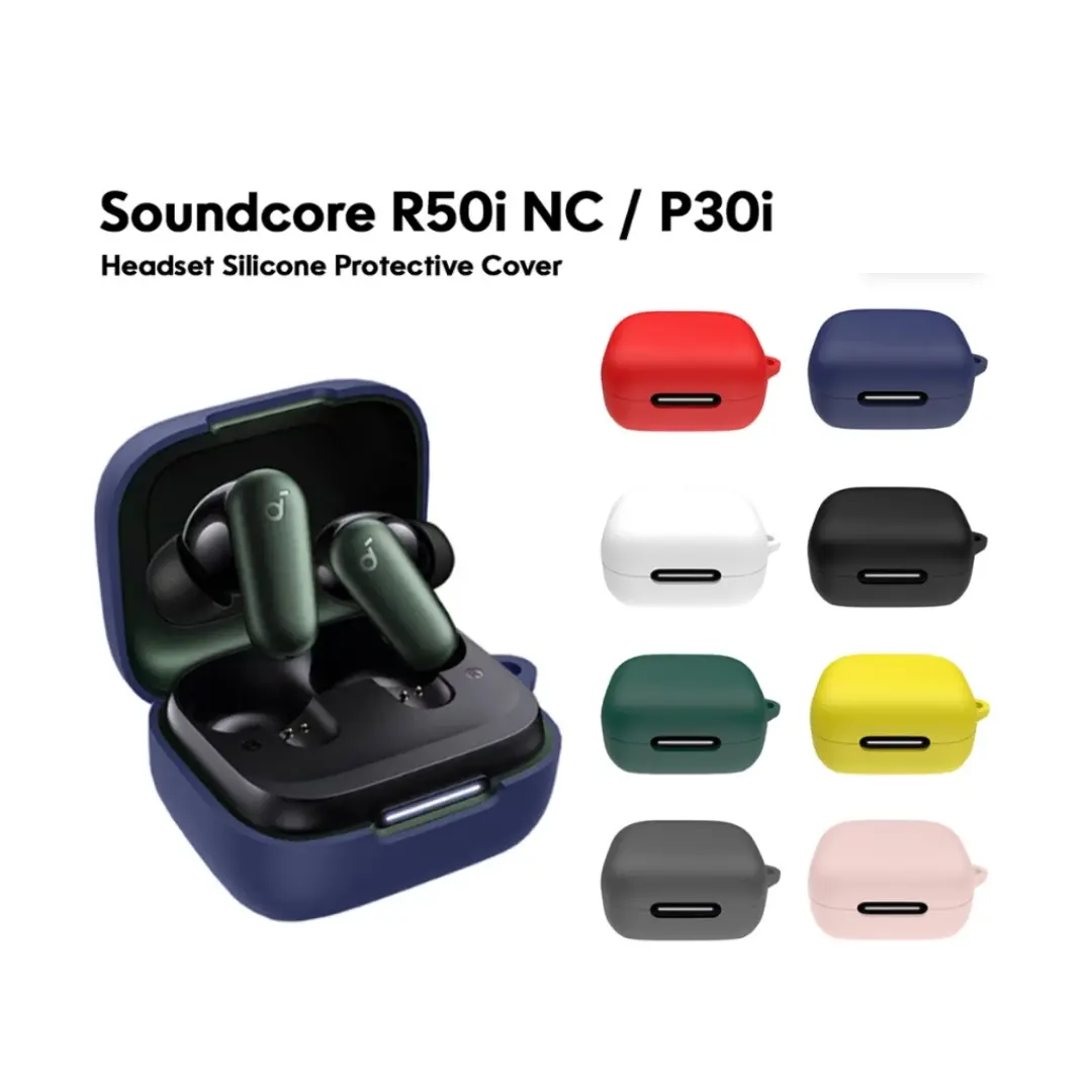 Case Casing Cover Silicone Protective Anker Soundcore R50i NC / P30i Proteksi Anti Debu Soundcore Anker R50i NC case Dustproof Soft Washable Protective Cover Silicone Case for Anker R50i NC / P30i