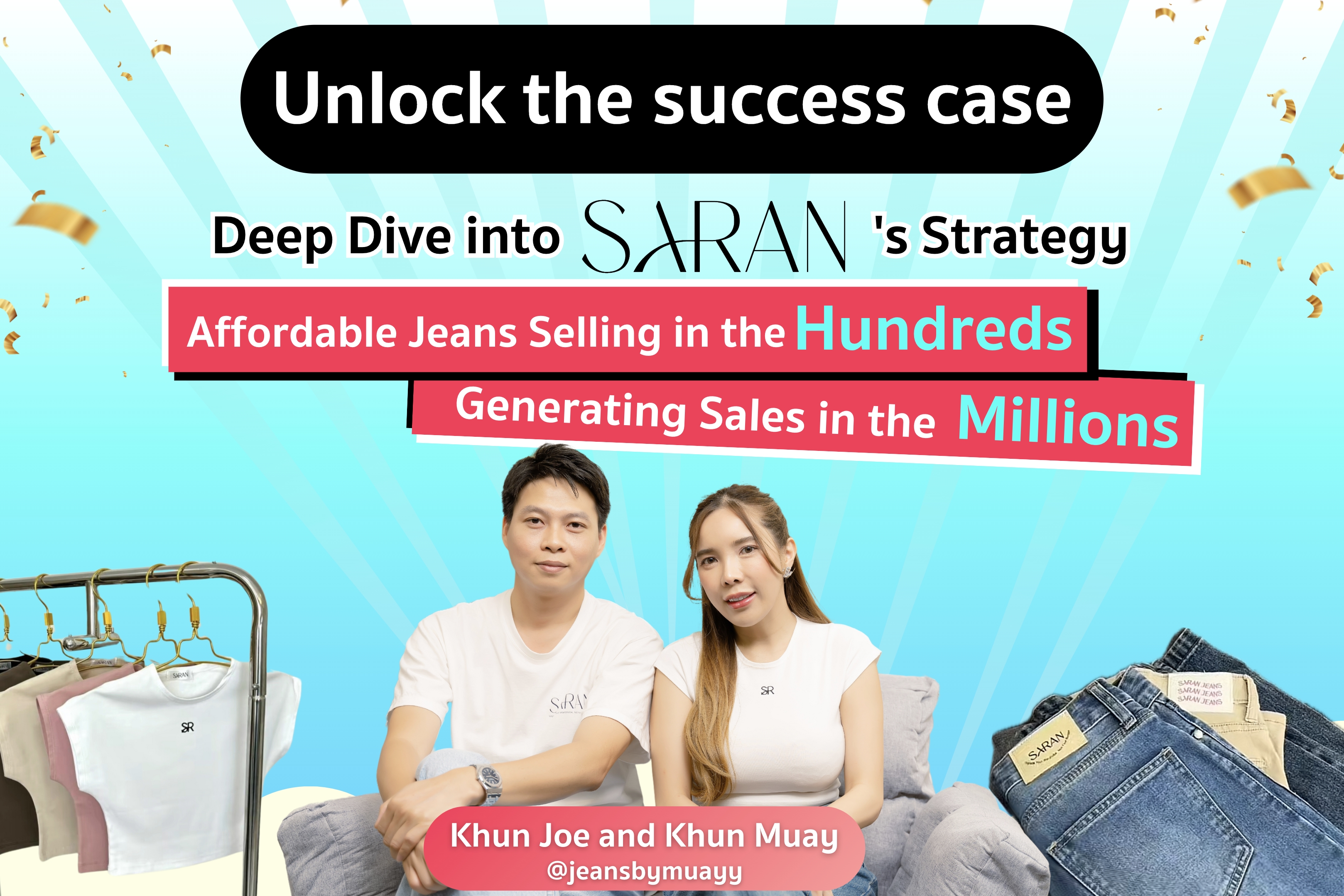 Success Strategies of SARAN, A Thai Jeans Brand on TikTok Shop