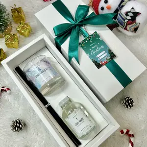 Hampers Natal Lilin Aromaterapi - Souvenir Christmas Reed Diffuser - Kado Natal - Gift Christmas Scented Candle - Hadiah Natal Unik - Aphrodite