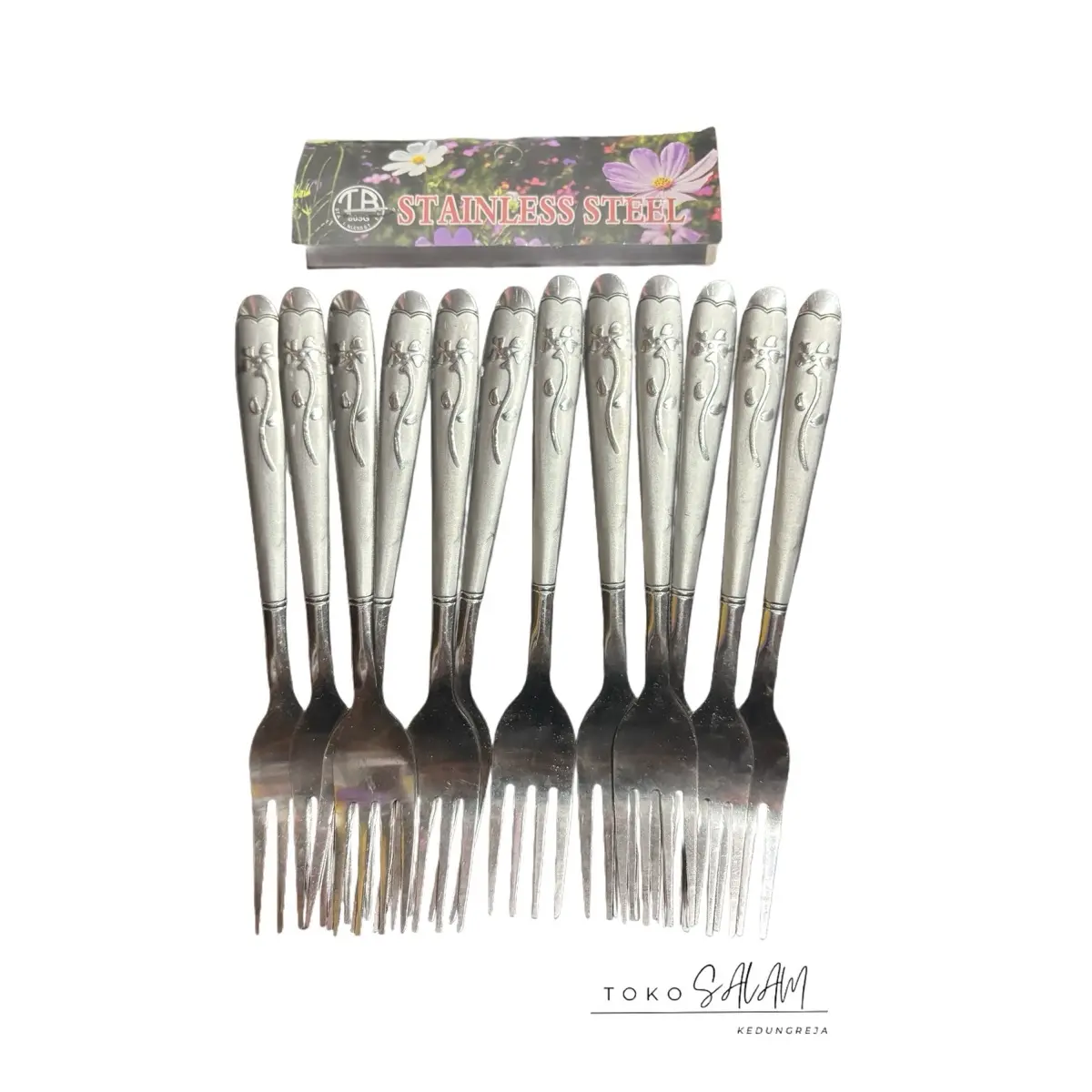 TB Garpu makan tebal bermotif TB 805
