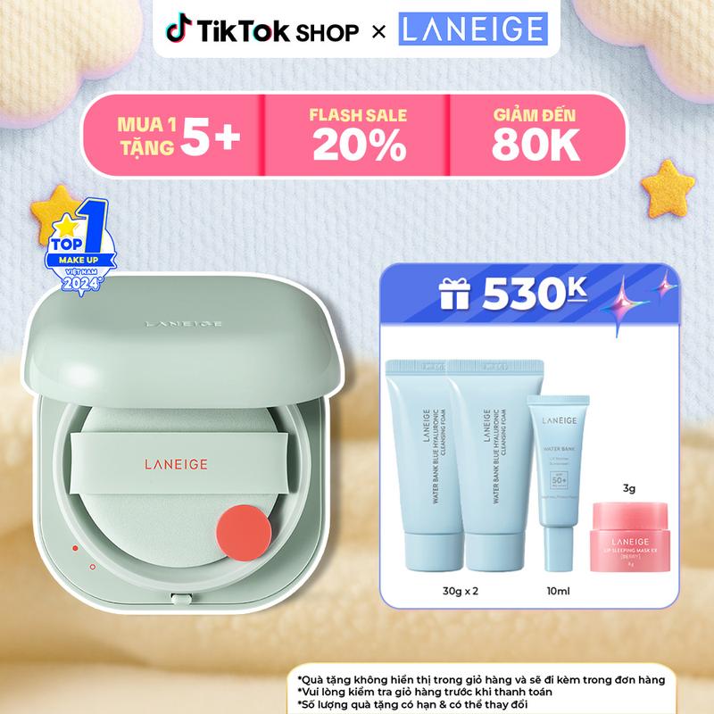 [LANEIGE X KOL] Phấn nước trang điểm siêu nhẹ che phủ khuyến điểm mịn lì LANEIGE NEO Cushion Matte 15g Mỹ Phẩm Cosmetic Nữ