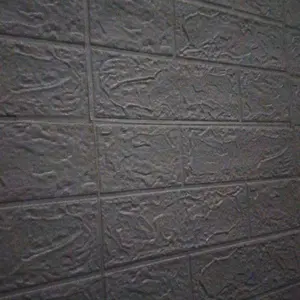 PAKET 10 LEMBAR FREE 1 LEMBAR !! Wallpaper Dinding 3D Foam Mini Motif Batu Bata 30 X 35 CM