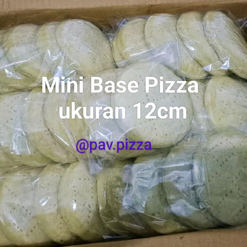 PAV base D.12 dough baby pizza mini bite pizza fresh homemade halal sehat nikmat sncak time anak 4