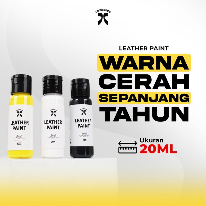 Cat Sepatu Cat Tas Leather Paint Canvas 20ml Suede Sol Midsole Kulit Sintetis Camping Outdoor Shoe Pria Painting Art | Summer Shoes Care 1