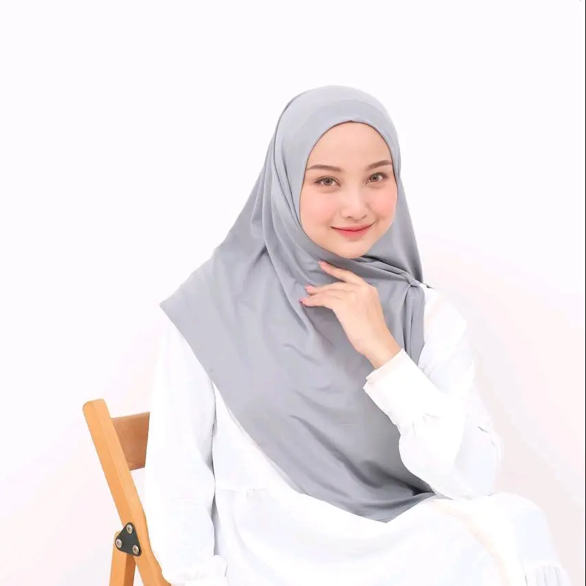 Hijab Segitiga instan Kerudung Wanita Muslim cantik