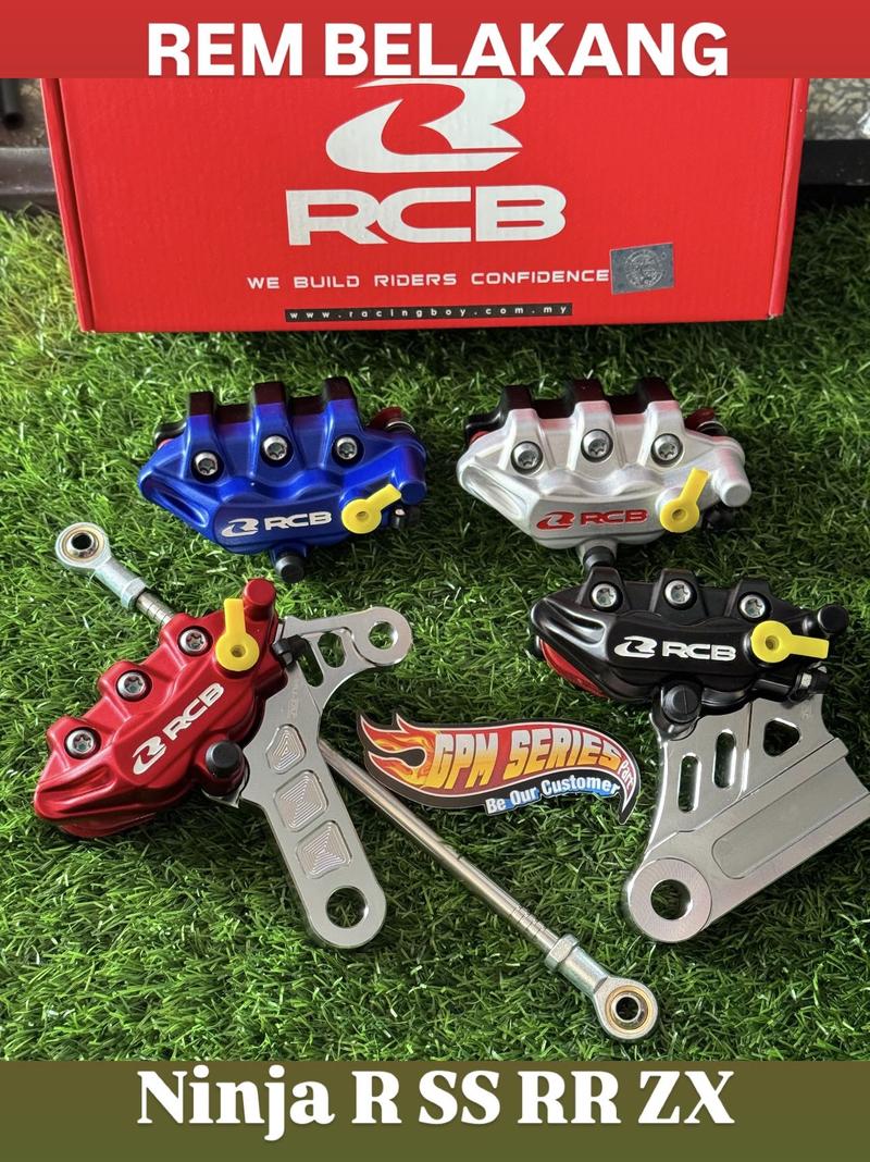 Product Introduction of Pengereman Kaliper belakang ninja R SS RR ZX M OLD 150 RCB RACING BOY S series set breket cnc dan stanhub stanlis pnp piringan disk cakram 220mm Motorcycle 6