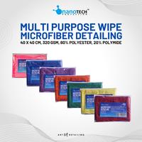 Gambar MICROFIBER MULTI PURPOSE WIPE - nanoTECH PROTECTION - KAIN LAP MOBIL MOTOR - MICROFIBER AUTO DETAILING PREMIUM QUALITY 40X40 320 GSM - BIRU dari nanoTECH PROTECTION Kab. Sukoharjo 1 Tokopedia