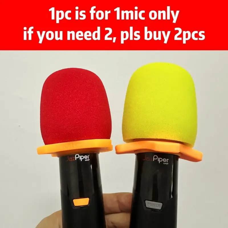 [Buy 12 Get 18] Mic Cover Sponge for JazPiper Professional Microphones