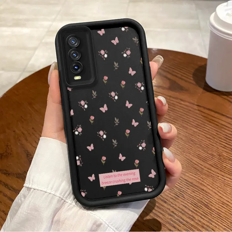 Case HP VIVO Y20 2020 2021  Y20a Y20i Y20t  Y20s Y20g Y20sG  Y21 Y21a Y21e  Y21s Y21t Y21G  Y22 Y22s  Y27 4G  Y27 5G Casing Softcase Kesing Lucu Cesing Phone Soft Cassing Sederhana Bunga indah melindungi Kreatif mode untuk Silicone Kasing Chasing Cashing 4