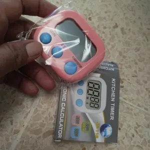 Pengatur Waktu Masak Stopwatch Bermagnet  Alarm Timer Masak Dapur Clock Stopwatch Digital Timer Kitchen Mini