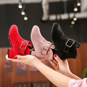 Sepatu heels anak little boot import