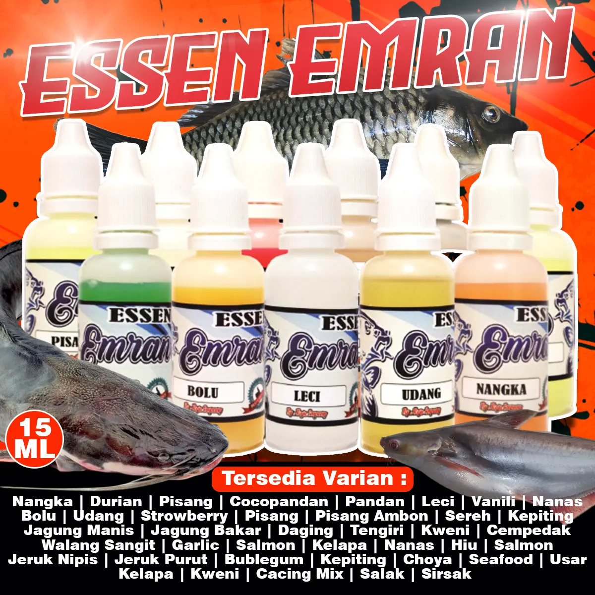 Essen Emran Segala Aroma Best Seller Ikan Umpan