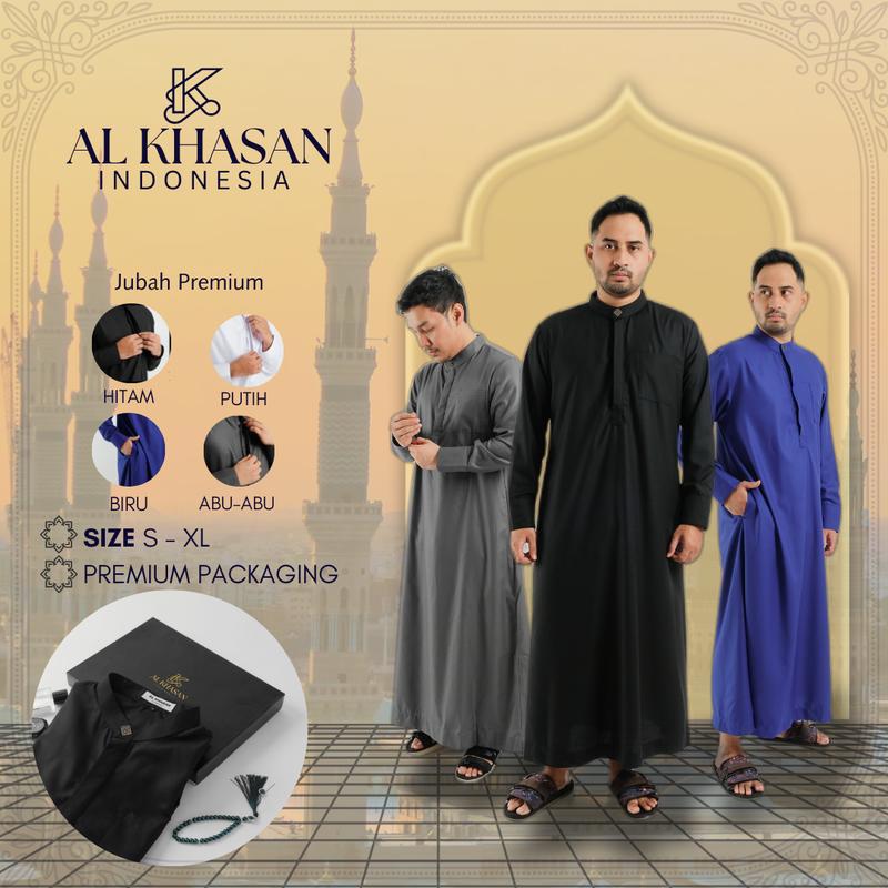 AL KHASAN - Jubah Premium Pria bahan Toyobo Premium Gamis - Shop ...