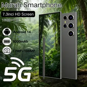 S.24 Ultra 7.5Inci Android 14.0 7100mAh 72MP+108MP 8GB+256GB Baterai Tahan Lama Bisa COD