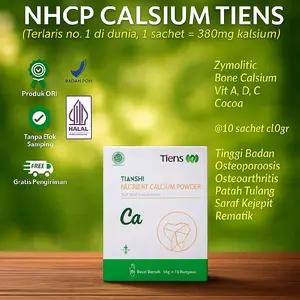 Nutrient Calsium Powder TIENS - Susu  Peninggi Badan |  Osteophorosis |  Osteoarthritis |  Saraf Kejepit |  Patah Tulang  | Rematik