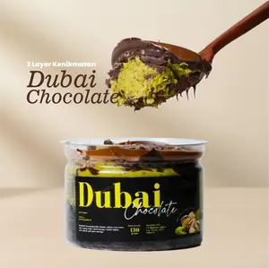 Cokelat Dubai Kunafa Pistachio Brownies Premium