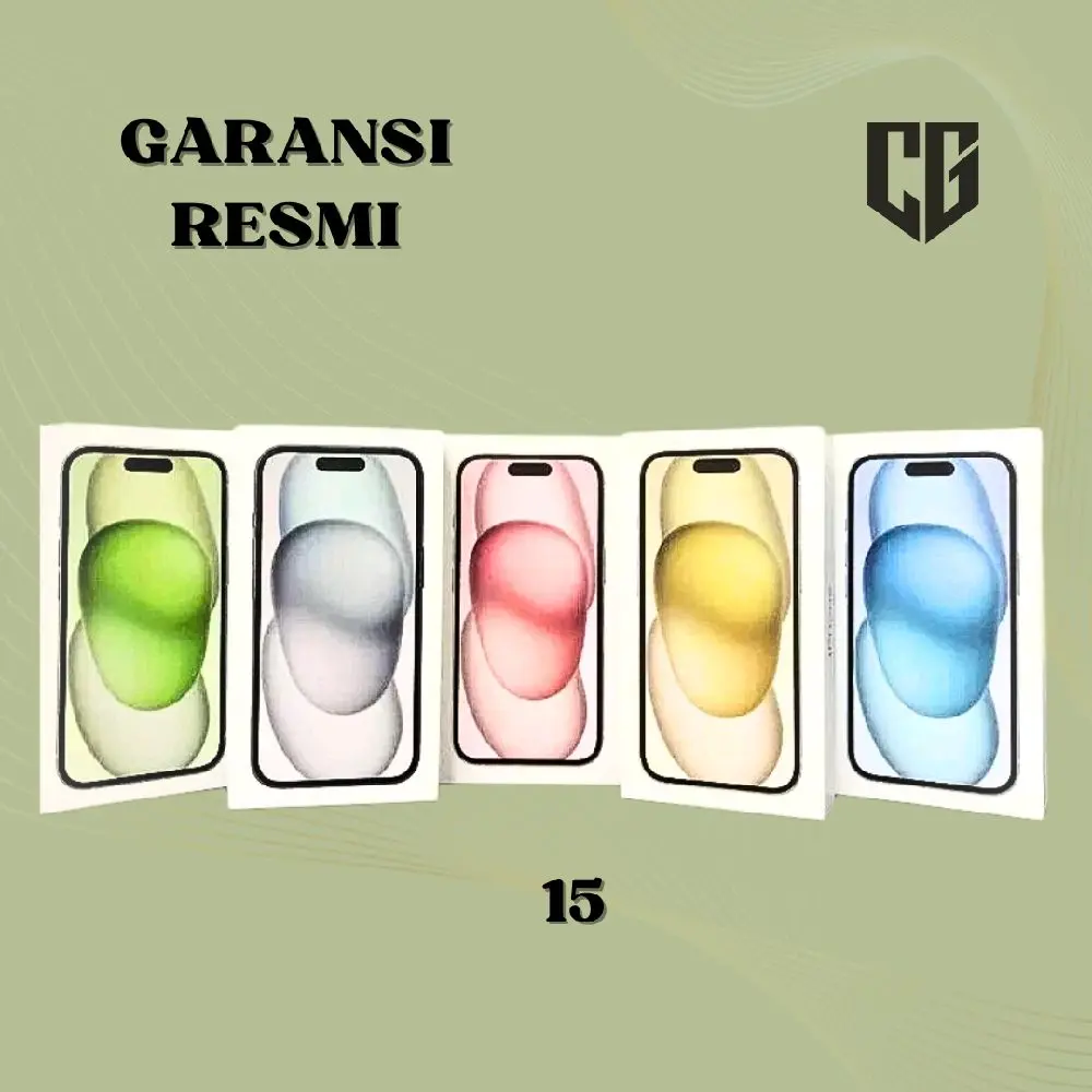 (CG x ROBI) iPhone 15 128 & 256gb Garansi Resmi