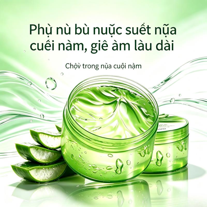 Gel nha đam dưỡng ẩm, để cấp ẩm, làm mới và nuôi dưỡng Gel Nha Đam, Để Chăm Sóc…