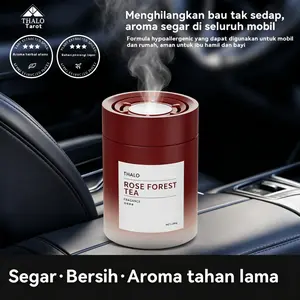 Car Fragrance Gel Parfum Tenangkan Pikiran 180g cocok untuk pekerja sering lelah berkendara, aroma alami ringan mengurangi rasa kantuk berlebihan, menghilangkan bau polusi di area perkotaan padat, perawatan mudah tanpa perawatan khusus
