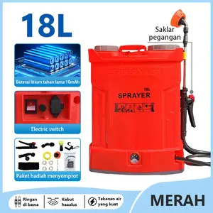 SHIER Sprayer Elektrik 18 Liter dengan Baterai Mudah Dilepas & Penutup Anti Sengatan untuk Efisiensi Kerja di Lapangan