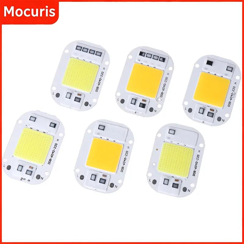 LED con chip 20W 30W 50W ac 220V đèn cob thông minh hạt LED đèn không có người lái xe DIY con chip lampada ngoài trời đèn chiếu sáng ngập lụt ánh sáng