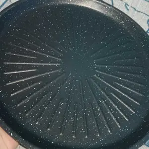 Pan Grill Anti Lengket --Food Grade/Alat Panggang Ala Korea Style Diameter 34CM Mini Barbecue Plate / Grill Pan Set Korean Barbeque / Panggangan Barbekyu Kecil Kitchenware